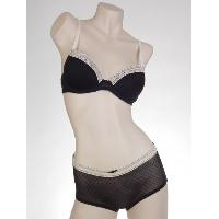 Ladies Knitted Flocking Push Up & Shorty